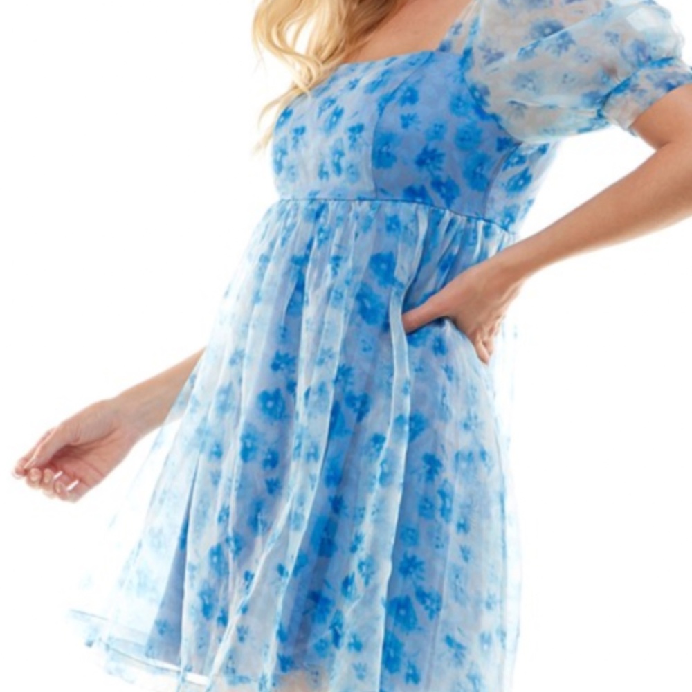 TCEC Puff Floral Daydream Dress